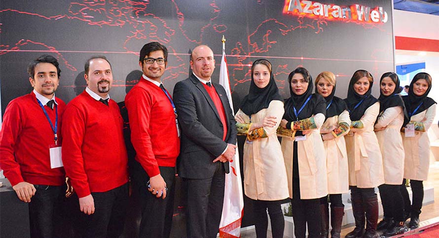 حضور آذران وب در نمایشگاه الکامپ 2015 