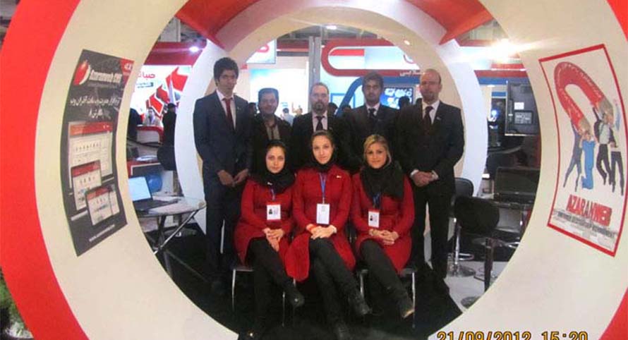 حضور آذران وب در نمایشگاه الکامپ 2012
